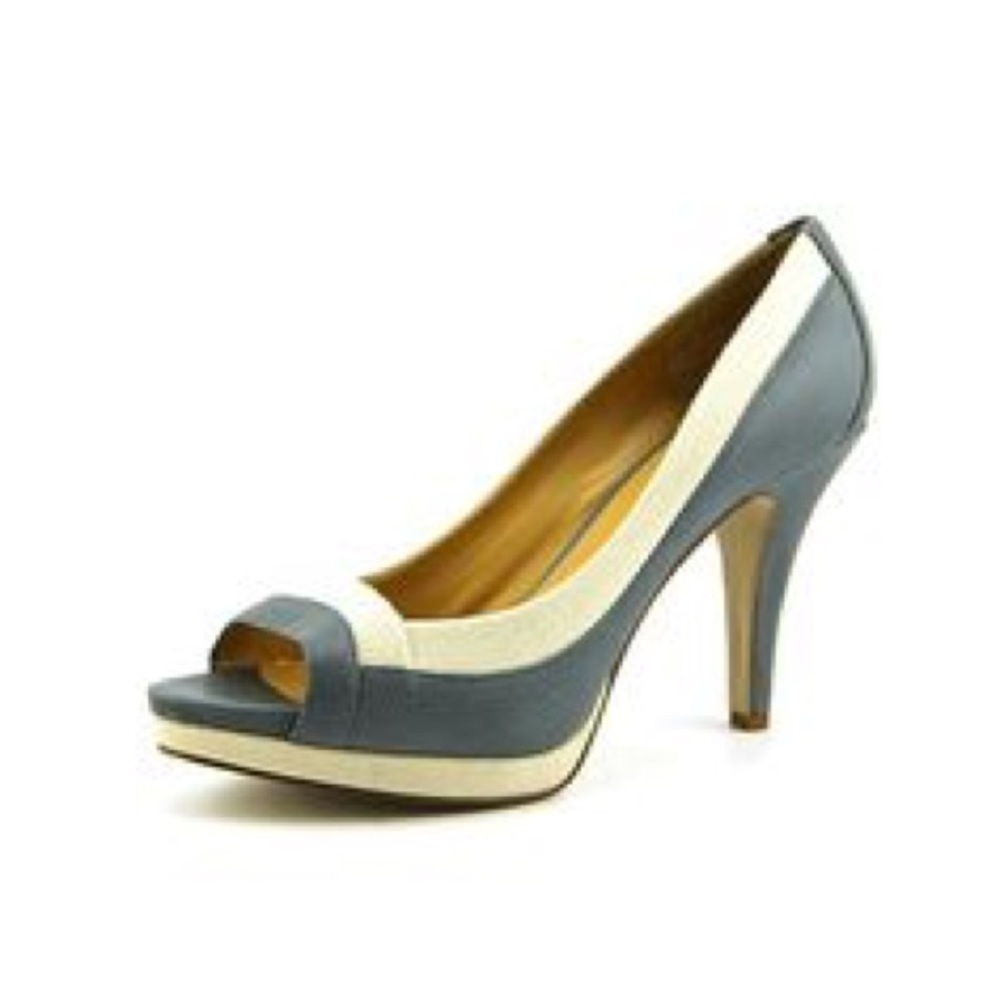 Leather Nine West Duanao Heels